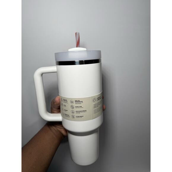 Stanley 2023 Holiday Exclusive MISTLETOE TWIST 40oz Tumbler BNWT BNIB - Picture 5 of 8